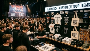 Top 5 Custom Merch Ideas for Bands Touring Europe